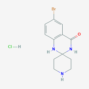 6'-Bromo-1'H-spiro[piperidine-4,2'-quinazolin]-4'(3'H)-one hcl