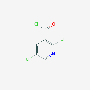 molecular formula C6H2Cl3NO B1305107 2,5-ジクロロピリジン-3-カルボニルクロリド CAS No. 78686-87-0