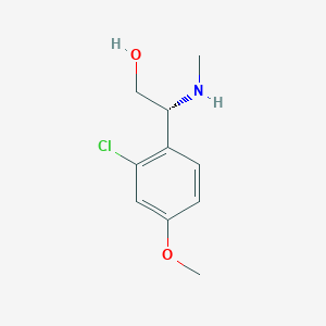 (R)-2-(2-Chloro-4-methoxyphenyl)-2-(methylamino)ethan-1-OL