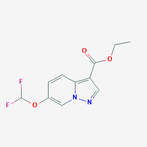 Ethyl 6-(difluoromethoxy)pyrazolo[1,5-a]pyridine-3-carboxylate