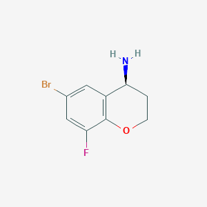 (S)-6-Bromo-8-fluorochroman-4-amine hcl