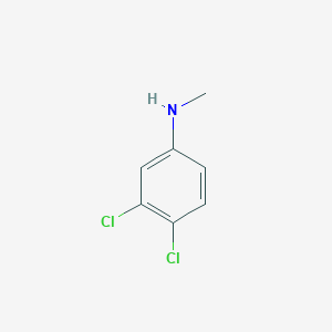 molecular formula C7H7Cl2N B1305121 3,4-二氯-N-甲基苯胺 CAS No. 40750-59-2