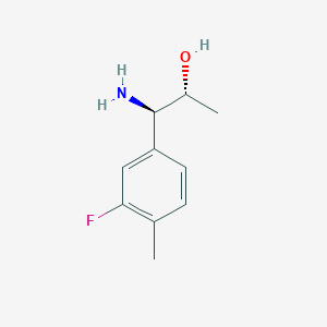 (1R,2R)-1-Amino-1-(3-fluoro-4-methylphenyl)propan-2-OL