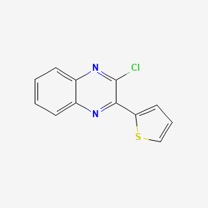molecular formula C12H7ClN2S B1305128 2-Chloro-3-(2-thienyl)quinoxaline CAS No. 71266-18-7