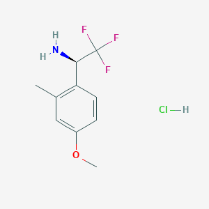 (R)-2,2,2-Trifluoro-1-(4-methoxy-2-methylphenyl)ethan-1-amine hcl