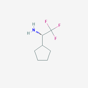 (S)-1-Cyclopentyl-2,2,2-trifluoroethan-1-amine