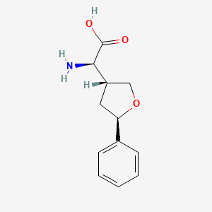 (R)-2-Amino-2-((3R,5R)-5-phenyltetrahydrofuran-3-YL)acetic acid