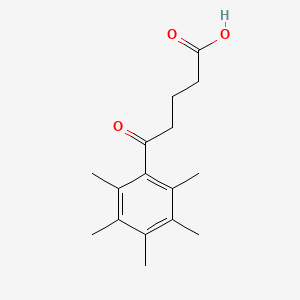 molecular formula C16H22O3 B1305135 5-(2,3,4,5,6-Pentamethylphenyl)-5-oxovaleric acid CAS No. 655224-28-5
