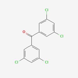 molecular formula C13H6Cl4O B1305137 3,3',5,5'-Tetrachlorobenzophenone CAS No. 92758-86-6