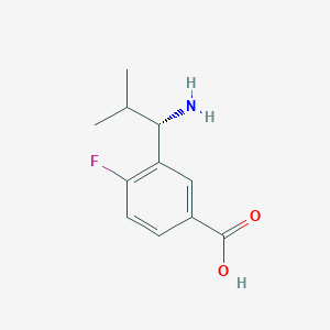 (S)-3-(1-Amino-2-methylpropyl)-4-fluorobenzoicacidhcl