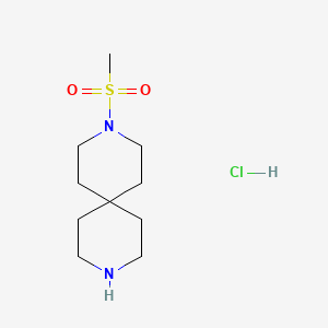 3-(Methylsulfonyl)-3,9-diazaspiro[5.5]undecane hcl