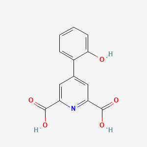 4-(2-Hydroxyphenyl)pyridine-2,6-dicarboxylic acid