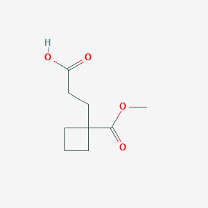 3-(1-(Methoxycarbonyl)cyclobutyl)propanoic acid