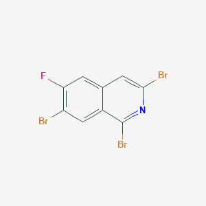 1,3,7-Tribromo-6-fluoroisoquinoline