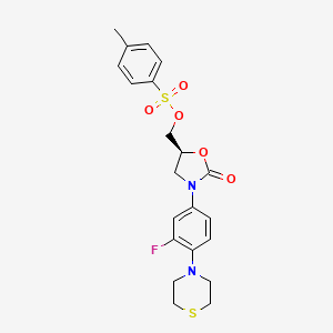 (S)-(3-(3-fluoro-4-thiomorpholinophenyl)-2-oxooxazolidin-5-yl)methyl 4-methylbenzenesulfonate