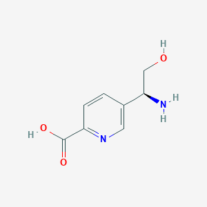 5-((1s)-1-Amino-2-hydroxyethyl)pyridine-2-carboxylic acid