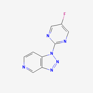 1-(5-Fluoropyrimidin-2-YL)-1H-[1,2,3]triazolo[4,5-C]pyridine