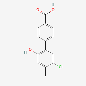 5'-Chloro-2'-hydroxy-4'-methyl-[1,1'-biphenyl]-4-carboxylic acid