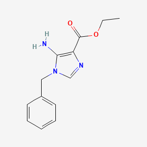 molecular formula C13H15N3O2 B1305165 5-氨基-1-苄基-1H-咪唑-4-羧酸乙酯 CAS No. 68462-61-3