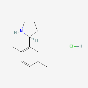 (S)-2-(2,5-Dimethylphenyl)pyrrolidine hcl