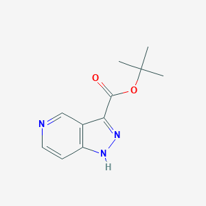 molecular formula C11H13N3O2 B13051669 tert-butyl1H-pyrazolo[4,3-c]pyridine-3-carboxylate 