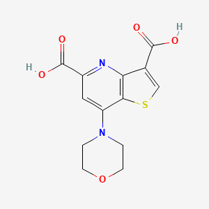 7-Morpholinothieno[3,2-b]pyridine-3,5-dicarboxylic acid