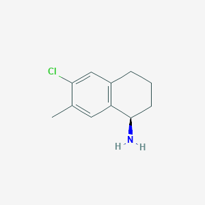 (R)-6-Chloro-7-methyl-1,2,3,4-tetrahydronaphthalen-1-amine