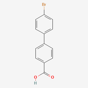 molecular formula C13H9BrO2 B1305175 4'-Bromo[1,1'-biphenyl]-4-carboxylic acid CAS No. 5731-11-3