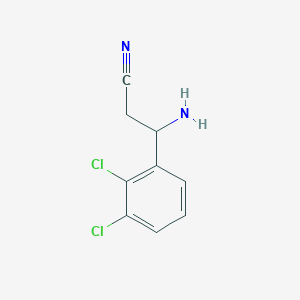 3-Amino-3-(2,3-dichlorophenyl)propanenitrile