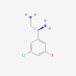 (1S)-1-(3-Chloro-5-fluoro-phenyl)ethane-1,2-diamine