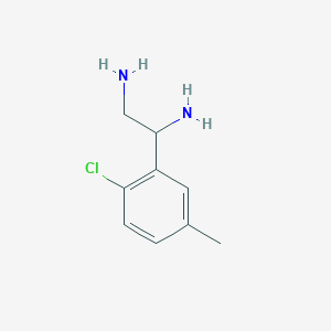 1-(2-Chloro-5-methylphenyl)ethane-1,2-diamine