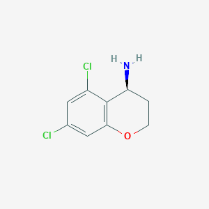 (S)-5,7-Dichlorochroman-4-amine hcl