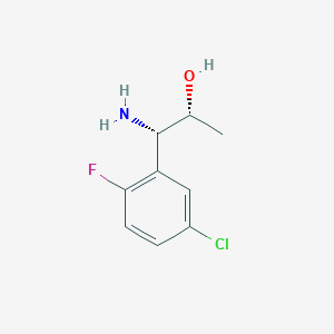 (1S,2R)-1-Amino-1-(5-chloro-2-fluorophenyl)propan-2-OL