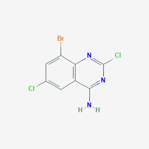 8-Bromo-2,6-dichloroquinazolin-4-amine