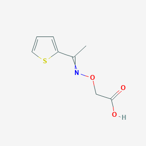 molecular formula C8H9NO3S B1305194 2-(1-噻吩-2-基亚甲基氨基)氧乙酸 CAS No. 30005-32-4