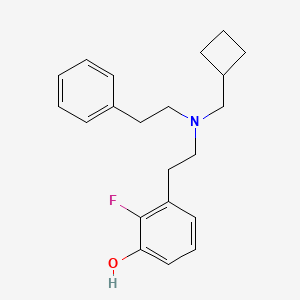 3-(2-((Cyclobutylmethyl)(phenethyl)amino)ethyl)-2-fluorophenol