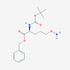 Benzyl (S)-5-(aminooxy)-2-((tert-butoxycarbonyl)amino)pentanoate