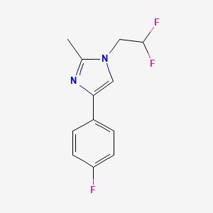 1-(2,2-Difluoroethyl)-4-(4-fluorophenyl)-2-methyl-1H-imidazole