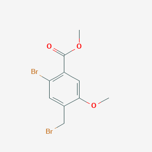 Methyl 2-bromo-4-(bromomethyl)-5-methoxybenzoate