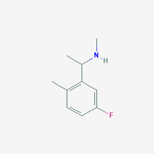 1-(5-Fluoro-2-methylphenyl)-N-methylethan-1-amine