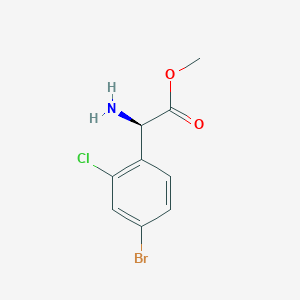 Methyl(R)-2-amino-2-(4-bromo-2-chlorophenyl)acetatehcl