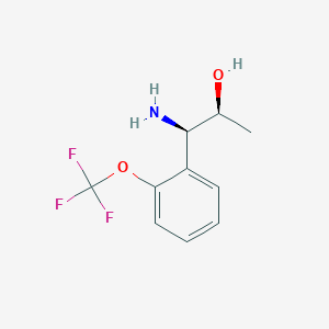 (1R,2S)-1-Amino-1-[2-(trifluoromethoxy)phenyl]propan-2-OL