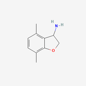 (S)-4,7-Dimethyl-2,3-dihydrobenzofuran-3-amine