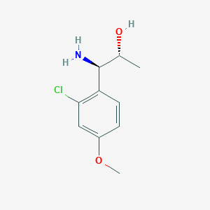 (1R,2R)-1-Amino-1-(2-chloro-4-methoxyphenyl)propan-2-OL