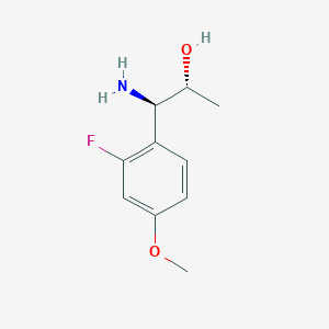 (1R,2R)-1-Amino-1-(2-fluoro-4-methoxyphenyl)propan-2-OL