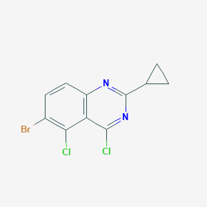 6-Bromo-4,5-dichloro-2-cyclopropylquinazoline