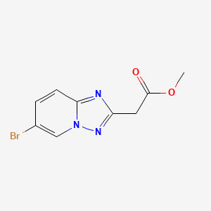 Methyl 2-(6-bromo-[1,2,4]triazolo[1,5-A]pyridin-2-YL)acetate