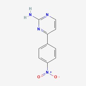 molecular formula C10H8N4O2 B1305213 4-(4-Nitrophenyl)pyrimidin-2-amine CAS No. 99361-84-9