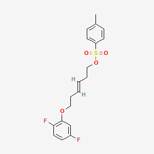 (E)-6-(2,5-Difluorophenoxy)hex-3-enyl 4-methylbenzenesulfonate