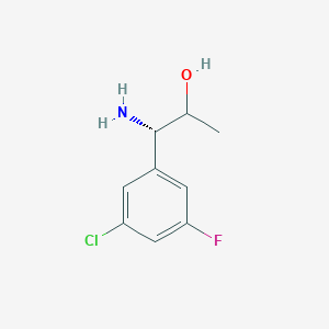 (1S)-1-Amino-1-(3-chloro-5-fluorophenyl)propan-2-OL